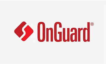 Interfaz de software Lenel OnGuard para monitoreo de alarmas y control de acceso biométrico