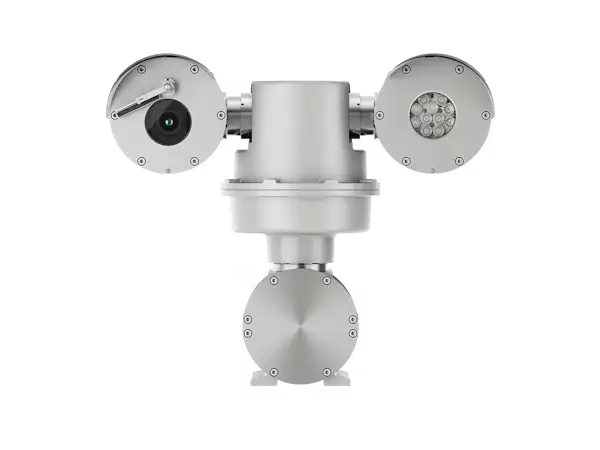 Cámara PTZ Pelco ExSite Pro a prueba de explosiones con iluminación IR para áreas peligrosas